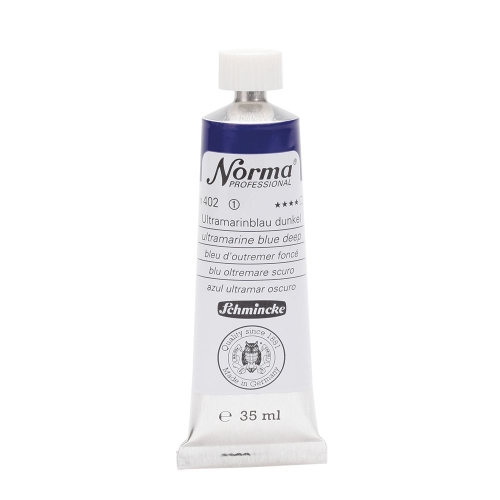 Norma oil color 35 ml, ultramarine blue dark (g.p. 1L= 225,42€)